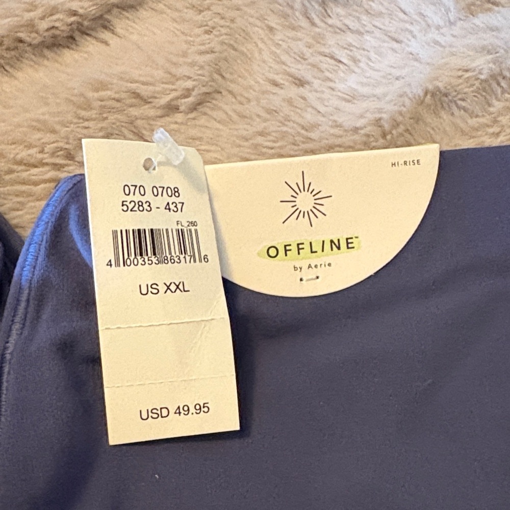 Aerie Navy Blue Leggings - Picture 2 of 4